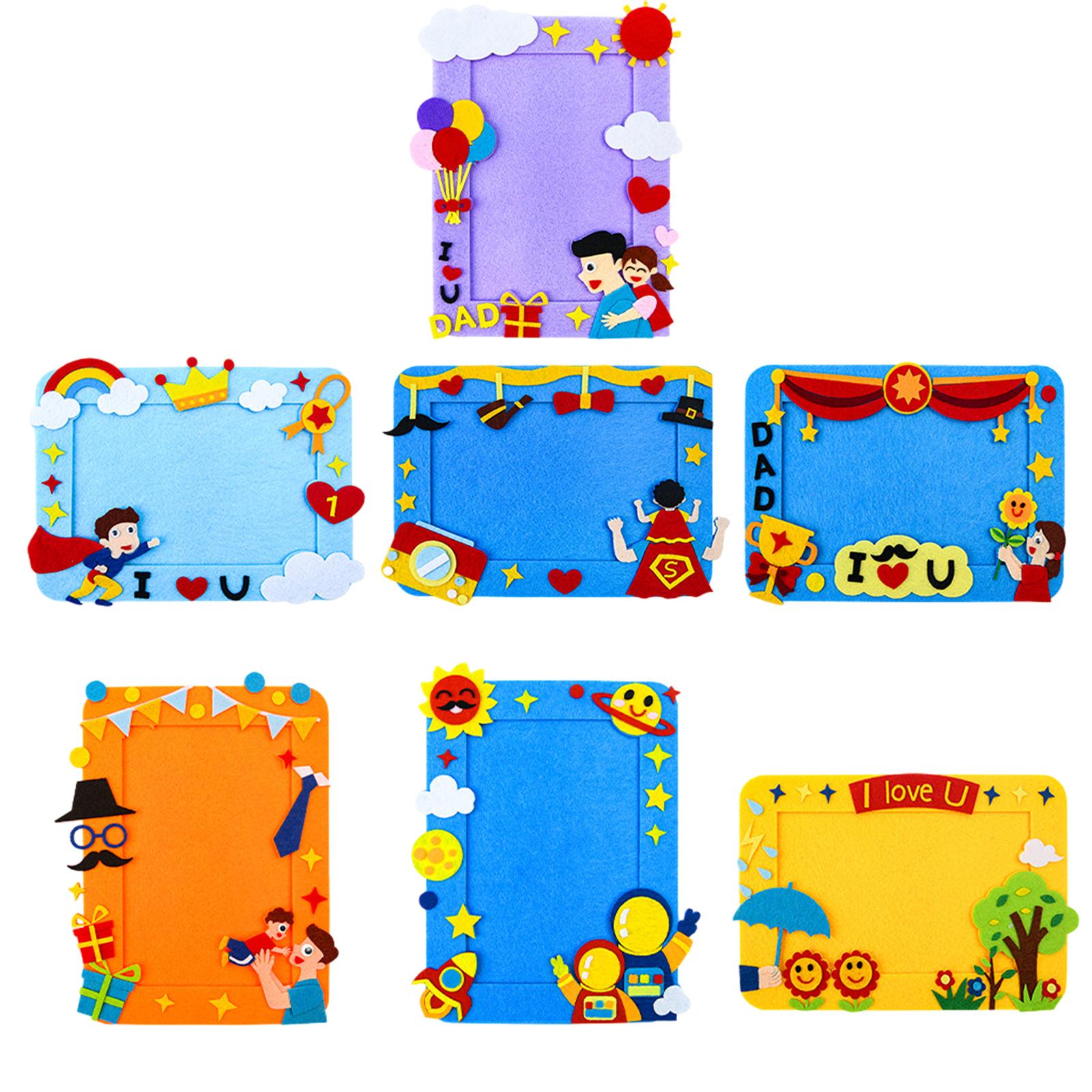 Art And Craft For Father'S Day - お父さん、教育玩具、工芸品、感謝のデスクトップ、寝室の棚のためのDIY額縁ギフト