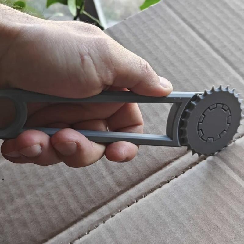 Art Craft Cardboard - 頑丈な段ボール穴あけパンチ、滑り止めハンドル付き、家庭用DIY包装、アートクラフトプロジェクト用ペーパーパンチツール