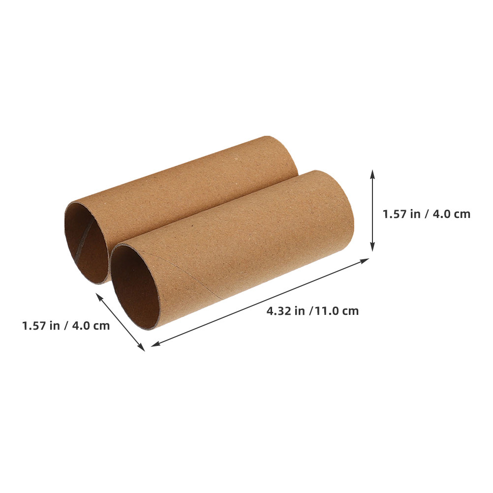 30個入り、段ボール製の円筒形紙管。DIY用。サイズは4.3 - Art Craft Cardboard のレビューと価格