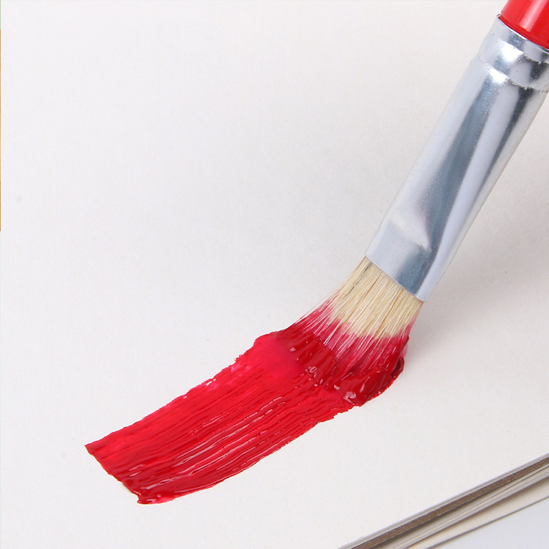 4本セット カラフルな柄の平筆セット アクリル水彩ガッシュ絵 - Gouache Paint Set のレビューと価格