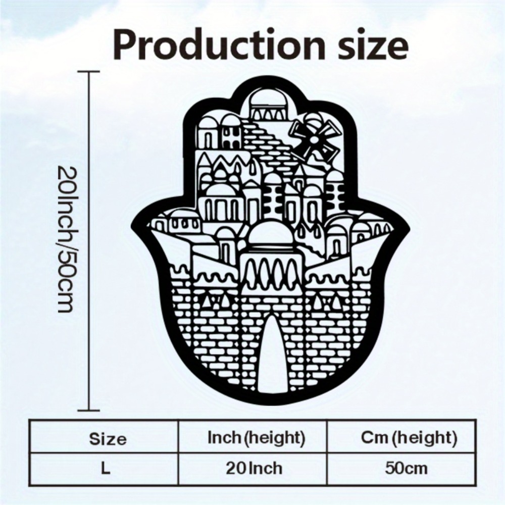 CIFBUY エルサレムの聖都をモチーフにした金属製の壁飾り - Art & Craft Paper For Kids のレビューと価格